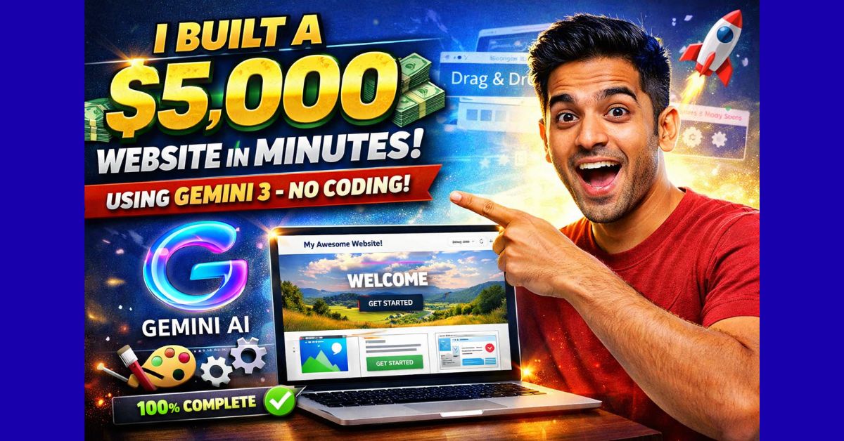 google gemini website builder